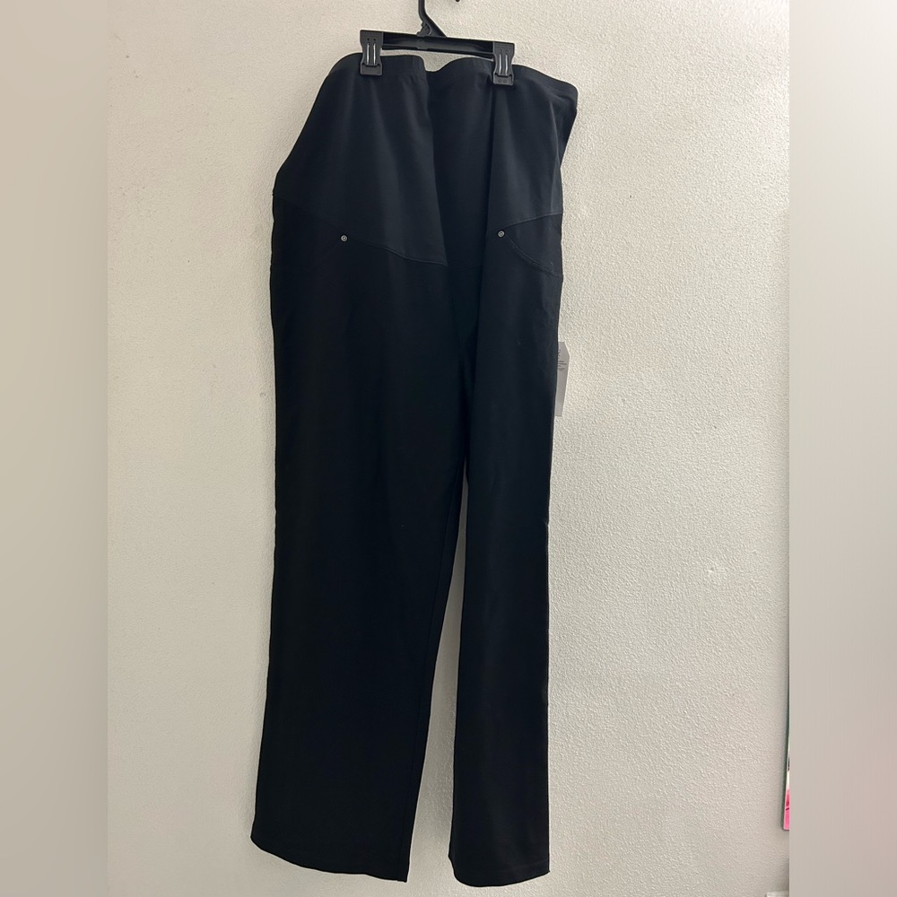 Maternity Black Pants Comfortable leggings size XL (16-18)